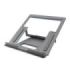 Coolbox ATRIL02 Soporte para Portatil hasta 17" - Aluminio - Plegable - Gomas Antideslizantes - Color Gris