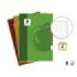 Golden Basic Pack de 10 Libretas Grapadas A5 50 Hojas 60grs Cuadricula - Colores Surtidos