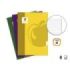 Golden Basic Pack de 10 Libretas Grapadas A4 50 Hojas 60grs Pautada 3.5 - Colores Surtidos