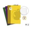 Golden Basic Pack de 10 Libretas Grapadas A4 50 Hojas 60grs Pautada 3.5 - Colores Surtidos