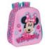 Safta Minnie Mouse Mochila 3D - Asa de Mano - Portabotellas Lateral - 27x33x10cm - Color Rosa