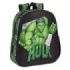 Safta Hulk Mochila 3D - Asa de Mano - Portabotellas Lateral - 27x33x10cm - Color Negro/Verde