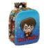 Safta Harry Potter Mochila Guarderia 3D - Asa de Mano - Compartimento Principal con Cremallera - 22x27x10cm - Color Azul