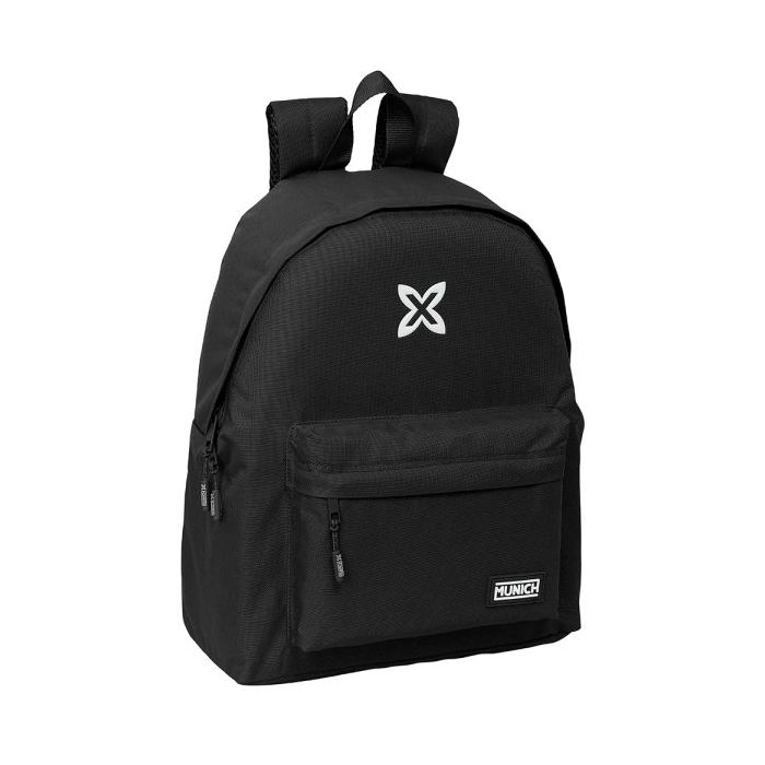 Safta Munich Basicos Mochila - Asa de Mano - 33x42x15cm - Color Negro