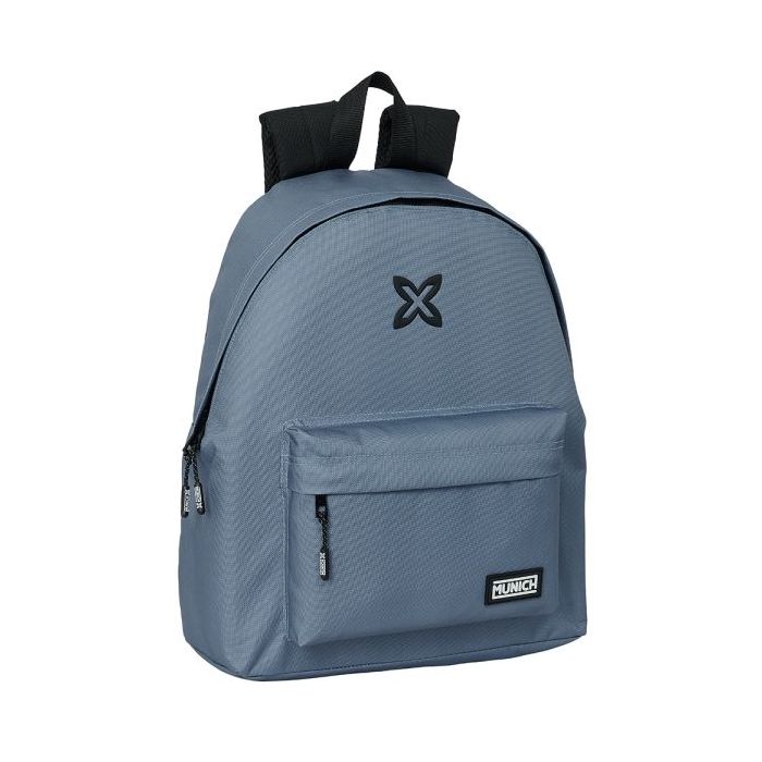 Safta Munich Basicos Mochila - Asa de Mano - 33x42x15cm - Color Gris