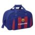 Safta F.C. Barcelona Bolsa Deporte - Bandolera Ajustable - Asa de Mano - Fondo Semirigido Extraible - 40x24x23cm - Tacos Protectores - Color Rojo y Azul