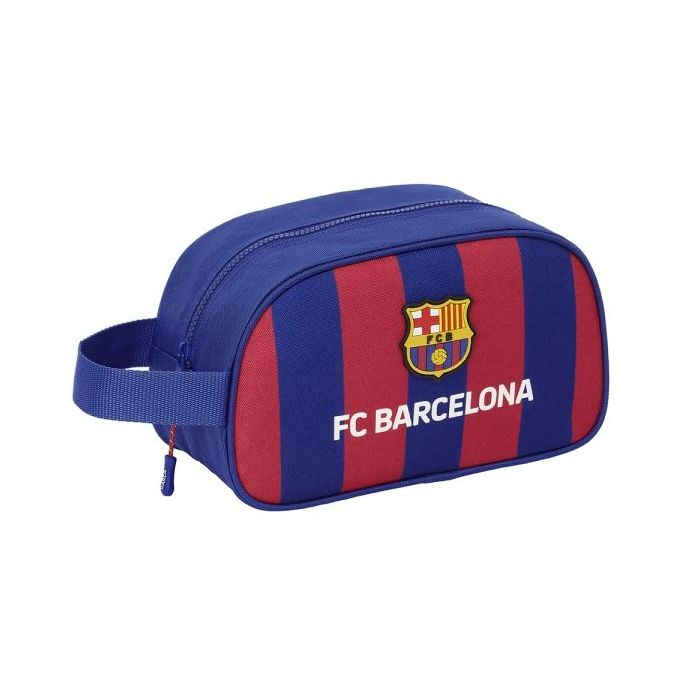 Safta F.C. Barcelona Neceser - 1 Compartimento - Asa de Mano - 26x15x12cm - Color Rojo y Azul