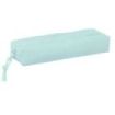 Safta Estuche Portatodo de 22cm - 1 Compartimento - Rectangular - Goma Elastica Trasera - 22x4x7cm - Color Azul Claro