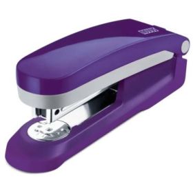 Novus Evolution E 25 Fresh Grapadora + Caja de 200 Grapas 24/6 - Hasta 25 Hojas - Grapado Cerrado, Abierto y Clavado - Color Violeta