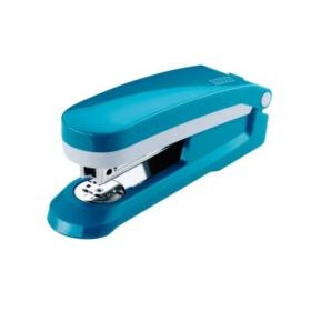 Novus Evolution E 25 Fresh Grapadora + Caja de 200 Grapas 24/6 - Hasta 25 Hojas - Grapado Cerrado, Abierto y Clavado - Color Azul