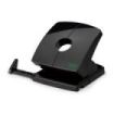 Novus B 230 re+new Perforadora de Papel - Perfora hasta 30 Hojas - Fabricada con Plastico Reciclado - Escala de Tope - Vaciado Facil - Punzones 5.5mm - Color Negro