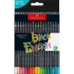 Faber-Castell Black Edition Pack de 36 Lapices de Colores - Mina Supersuave - Madera Negra - Ideales para Dibujo sobre Papel Claro, Oscuro y de Colores - Colores Surtidos