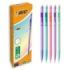 Bic Matic Pastel Portaminas 0.7mm HB con Goma - Punta Retractil - Cuerpo de Colores Pastel Surtidos
