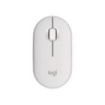 Logitech Pebble Mouse 2 M350s Raton Inalambrico USB 1000dpi - Multidispositivo - Uso Ambidiestro - Color Blanco