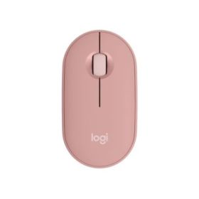 Logitech Pebble Mouse 2 M350s Raton Inalambrico USB 1000dpi - Multidispositivo - Uso Ambidiestro - Color Rosado