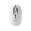 Logitech POP Mouse Raton Inalambrico 1000dpi - 4 botones - Multidispositivo - Color Blanco Crudo