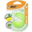 Bic Bulle Goma de Borrar Blanca - Caucho Sintetico - Sin PVC - Funda Protectora de Colores Aleatorios