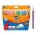Bic Kids Couleur Pack de 18 Rotuladores - Punta Mediana - Lavable - Colores Surtidos
