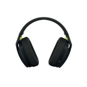 Logitech G435 Auriculares Gaming Inalambricos - Diadema Ajustable - Bluetooth LightSpeed - 2 Microfonos - Color Negro y amarillo fluorescente
