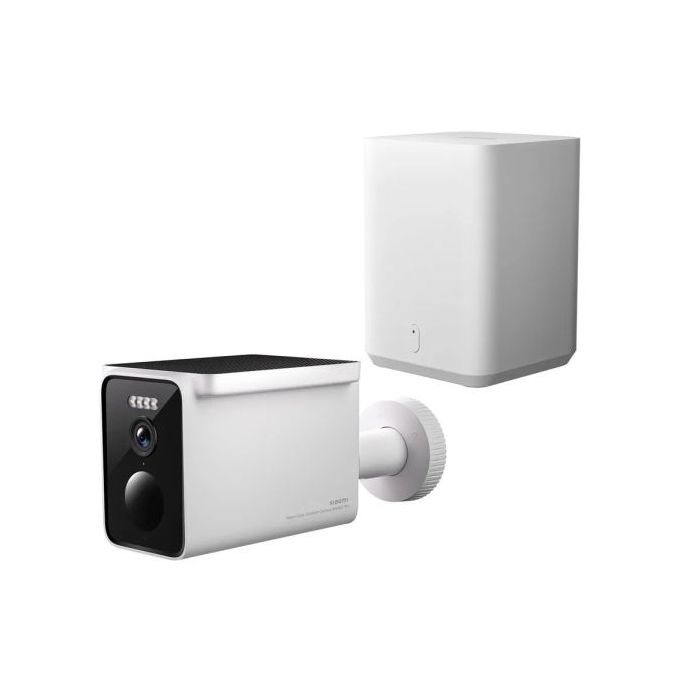Xiaomi Solar Outdoor Camera BW400 Pro Set Camara Vigilancia para Exterior 2.5K - Panel Solar Integrado y Bateria de 10000mAh - Campo de Vision de 132º - Deteccion de Movimiento Humano - Vision Nocturna a Color - IP66 - Llamada Bidireccional - Color Blanc