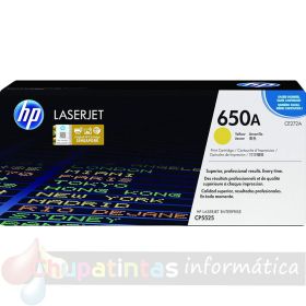 HP CE272A Amarillo Cartucho de Tóner Original - 650A