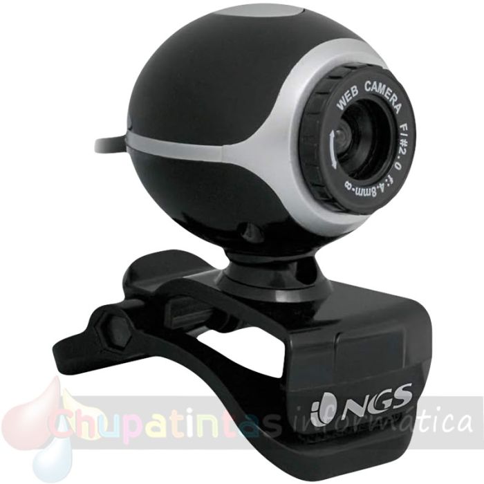 NGS XpressCam 300 Webcam 8MP - Micrófono Integrado - USB, Jack 3.5mm-1