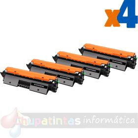 Canon 047 Negro Pack de 4 Cartuchos de Tóner Genéricos - Reemplaza 2164C002