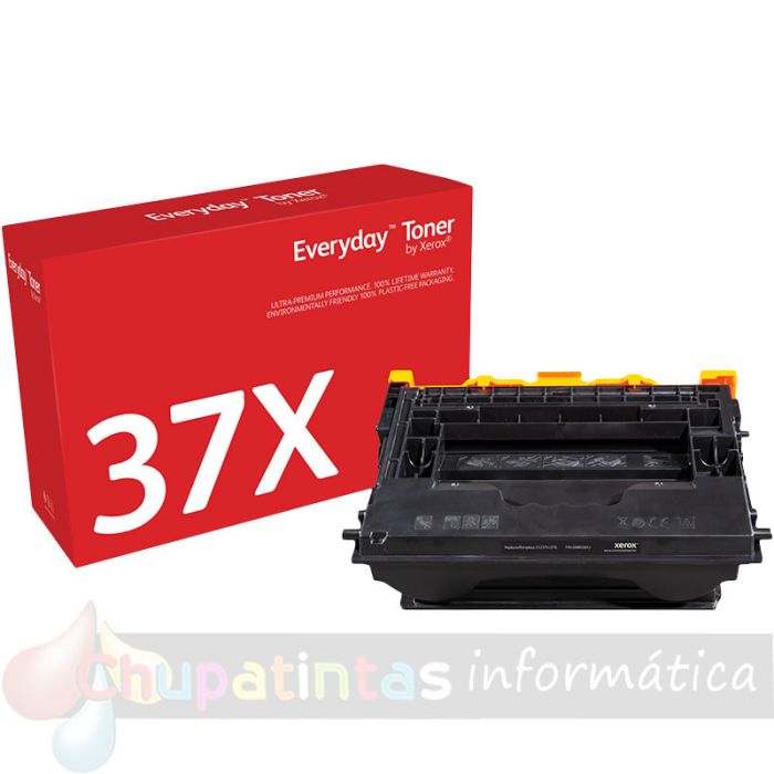 Xerox Everyday HP CF237X Negro Cartucho de Tóner Genérico - Reemplaza 37X