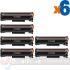 HP CF244A Negro Pack de 6 Cartuchos de Tóner Genéricos - Reemplaza 44A