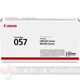 Canon 057 Negro Cartucho de Tóner Original - 3009C002