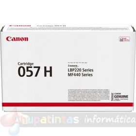 Canon 057H Negro Cartucho de Toner Original - 3010C002