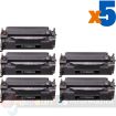 Canon 057 Negro Pack de 5 Cartuchos de Toner Genericos