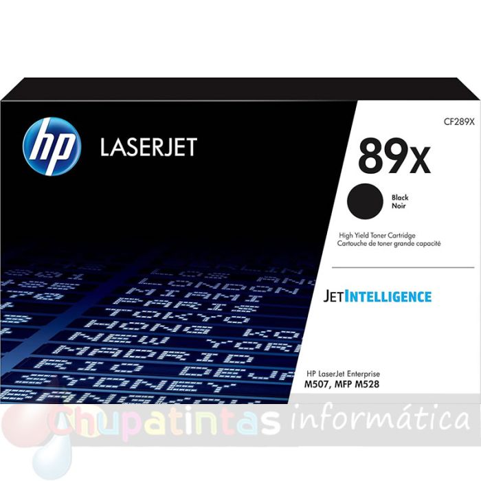 HP CF289X Negro Cartucho de Tóner Original - 89X