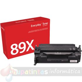 Everyday HP CF289X Negro Cartucho de Tóner Genérico - Reemplaza 89X-1