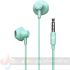 Energy Sistem Auriculares de Botón -  Micrófono -  Jack 3.5 mm - Cable 120cm - Color Verde-2