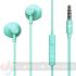 Energy Sistem Auriculares de Botón -  Micrófono -  Jack 3.5 mm - Cable 120cm - Color Verde-1