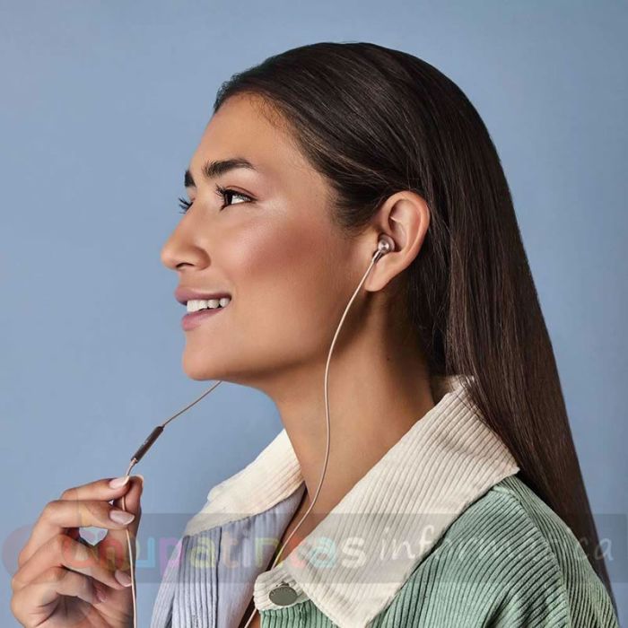 Energy Sistem Auriculares de Botón - Micrófono - Control de Reproducción - USB c - Cable 120cm - Color Rosa-7
