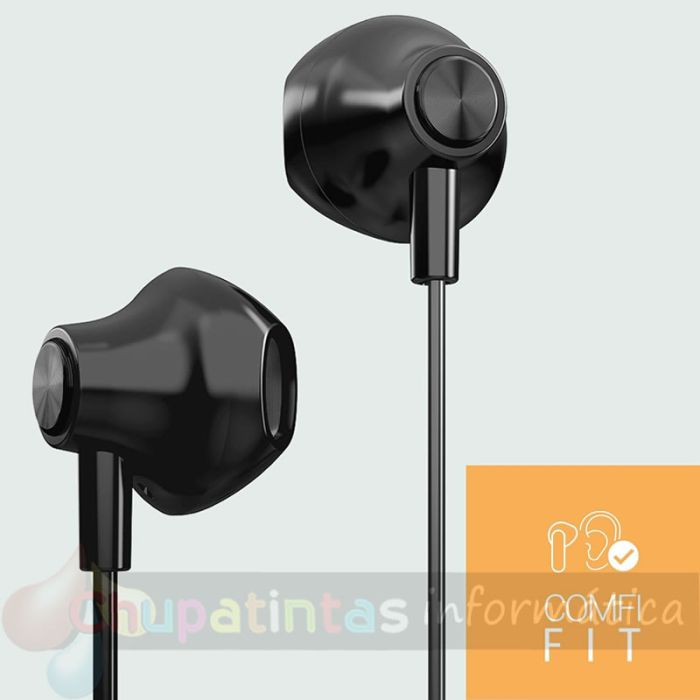 Energy Sistem Auriculares de Botón - Micrófono - Control de Reproducción - USB c - Cable 120cm - Color Negro-5