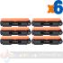 HP CF294A Negro Pack de 6 Cartuchos de Tóner Genéricos - Reemplaza 94A