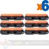 HP CF294X Negro Pack de 6 Cartuchos de Tóner Genéricos - Reemplaza 94X