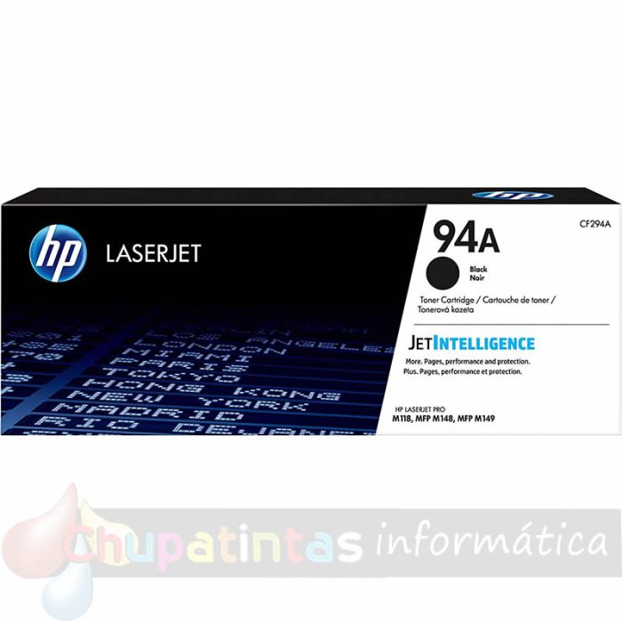 HP CF294A Negro Cartucho de Tóner Original - 94A
