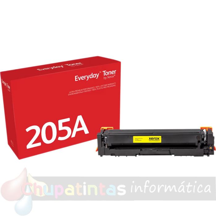 Xerox Everyday HP CF532A Amarillo Cartucho de Tóner Genérico - Reemplaza 205A