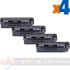 HP Q2612A Negro Pack de 4 Cartuchos de Tóner Genéricos - Reemplaza 12A