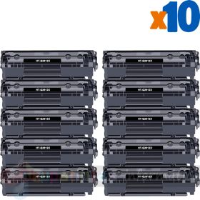 HP Q2612X Negro Pack de 10 Cartuchos de Tóner Genéricos - Reemplaza 12X