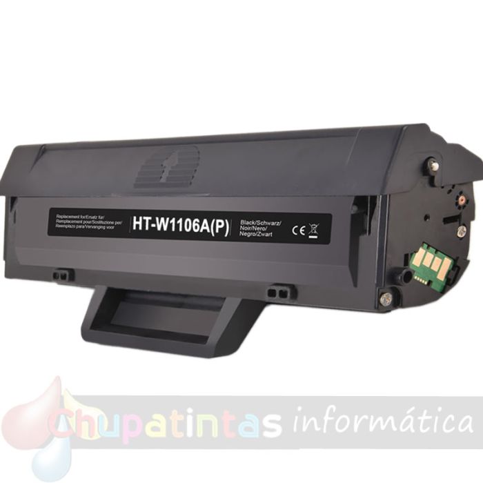 HP W1106A Negro Cartucho de Tóner Genérico - Reemplaza 106A