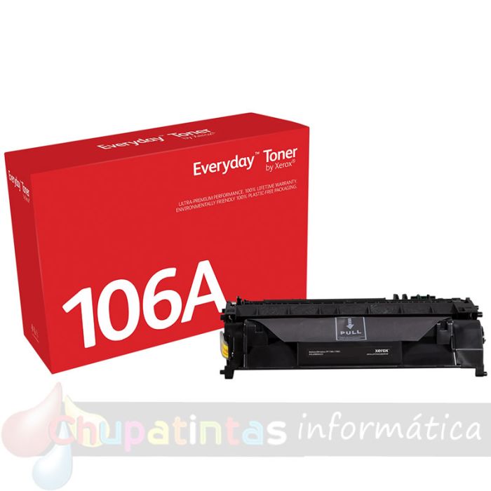 Xerox Everyday HP W1106A Negro Cartucho de Tóner Genérico - Reemplaza 106A