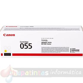 Canon 055 Amarillo Cartucho de Tóner Original - 3013C002-1
