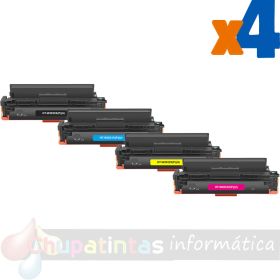 Canon 055H Pack de 4 Cartuchos de Tóner Genéricos