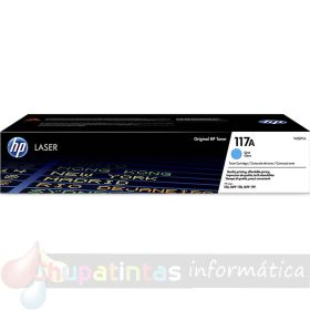 HP W2071A Cian Cartucho de Tóner Original - 117A