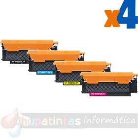 HP 117A Pack de 4 Cartuchos de Tóner Genéricos: W2070A+W2071A+W2072A+W2073A